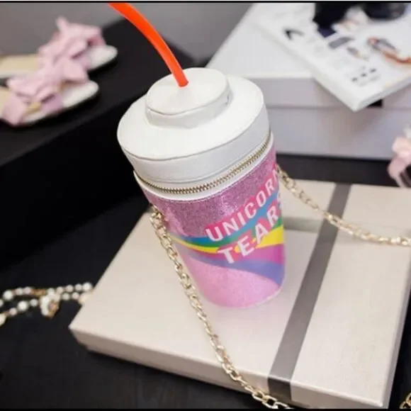 Unicorn Tears Drink Crossbody Bag/Purse - Picture 3 of 16